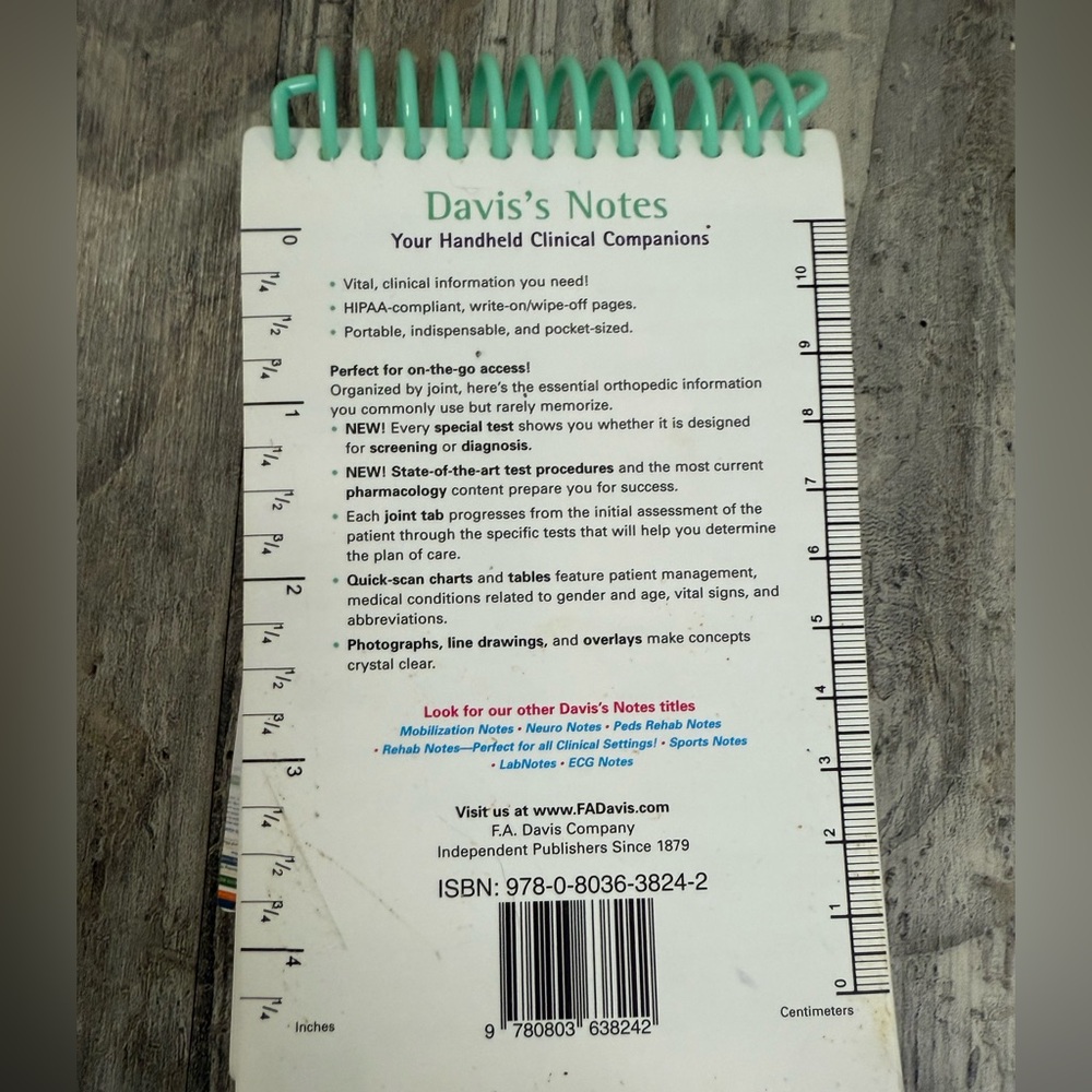 Ortho Notes Pocket Guide - Picture 4 of 4